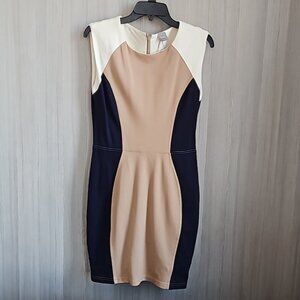 Color Block Sleeveless Dress Size Large